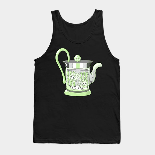 LGBT Communi-Tea Agender Pride Tank Top by BunnyBees Studios